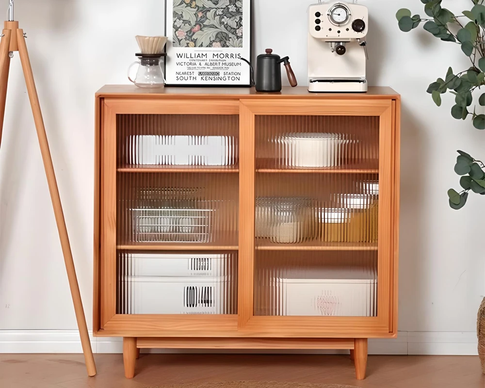 wood sideboard with drawers